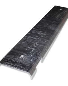 Connection element feed station trough exit